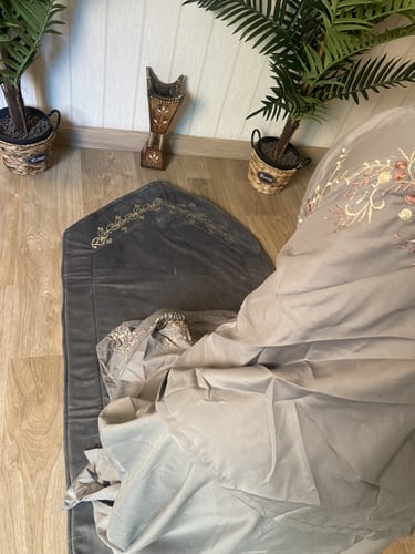 سجادة صلاة اسفنج وجلال صلاة مطرز.