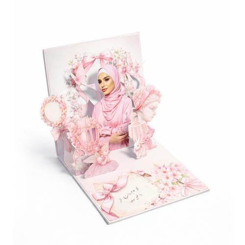 كرت يوم ميلاد وردي كبير