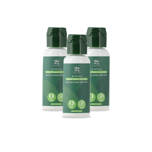 بديل السكر - 3 علب من محلي بتال بالقطرات