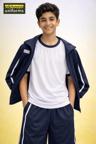 T- SPORT كحلي مع خط