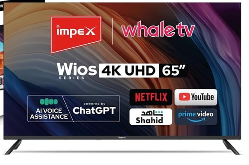 شاشة 65 بوصة QLED بدقة 4K
