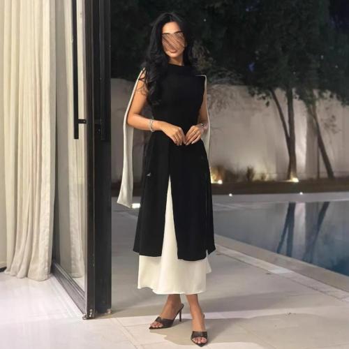 فستان سهرة كلاسيكي واسع