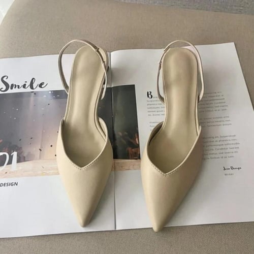 حذاء كلاسيكي بكعب متوسط