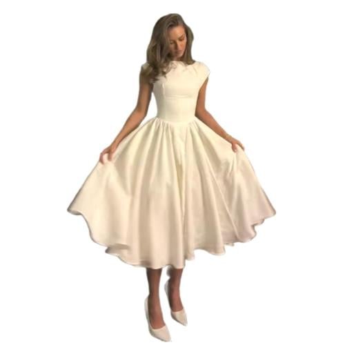 فستان ستان رقيق