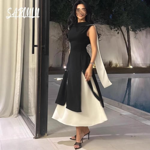 فستان سهرة كلاسيكي واسع