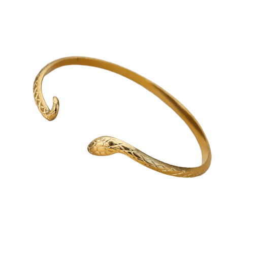 سوار أنيق بتصميم أفعى