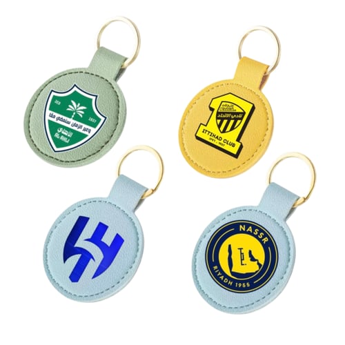 سلسلة مفاتيح جلد بشعار ناديك المفضل – أندية الدوري...