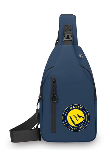 شنطة كتف رجالية بشعار الأندية السعودية