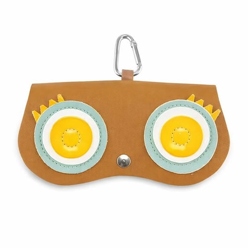 حافظة نظارات جلد بأشكال عصرية وألوان متنوعة