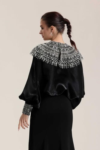 بلوزه اورجنزا مطرز