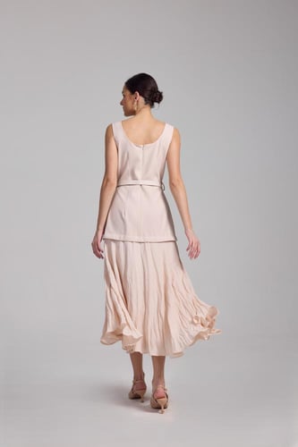 فستان بيج كت بحزام