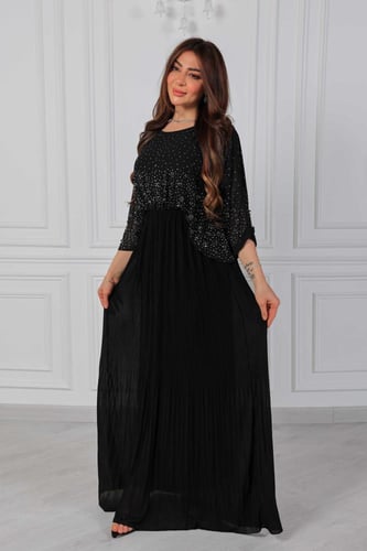 فستان سهرة اسود LAVALLEE