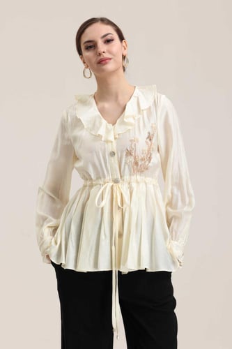 بلوزه تطريز زم الوسط