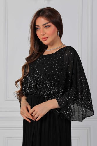 فستان سهرة اسود LAVALLEE