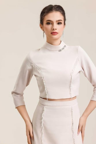 طقم ميدي مطرز