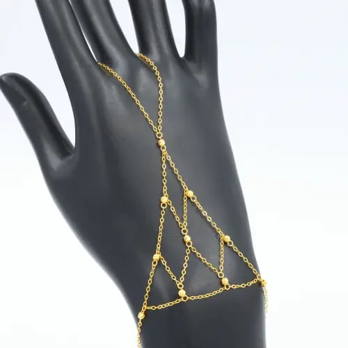 كف ذهب نسائي عيار 21 (B284)