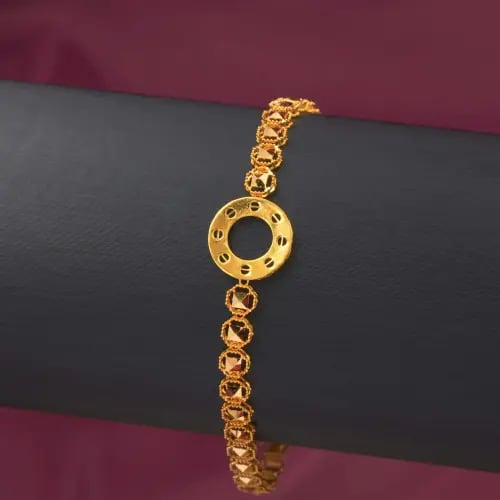 سوارة ذهب نسائي عيار 21 (B323)