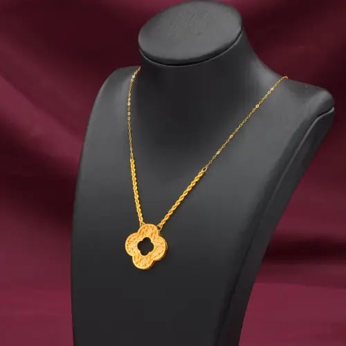عقد ذهب وردة عيار 21 (N305)