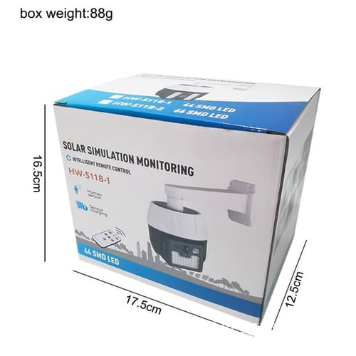 كاميرا وهميه 66 ليد بالطاقة الشمسية