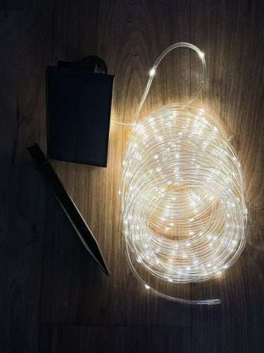 انارة السلسلة المضيئة المطورة بالطاقة الشمسية