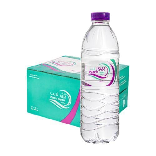 10 كرتون مياه بيور لايت 330 مل 40 حبه