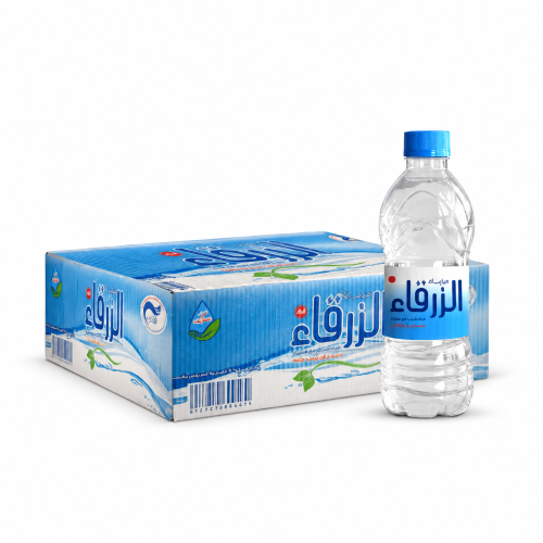 10 كرتون مياه الزرقاء 0.6 مل 30 حبه