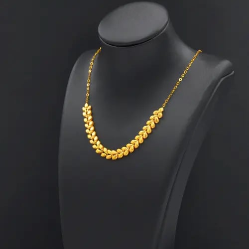 عقد ذهب نسائي عيار 21 (N2458)