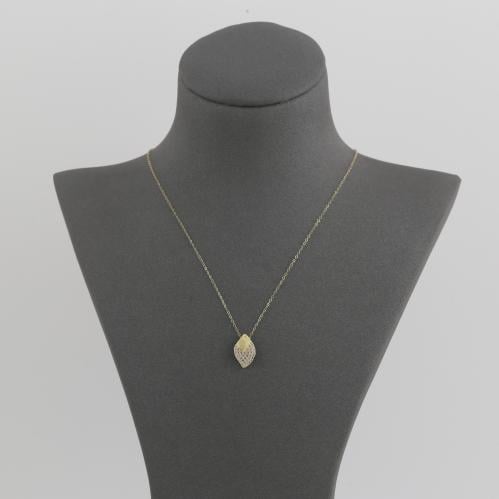 عقد ذهب بتلة الزيتون - عيار 18