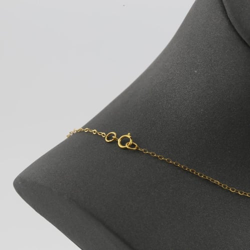 عقد ذهب بنقش وجه مميز - عيار 21