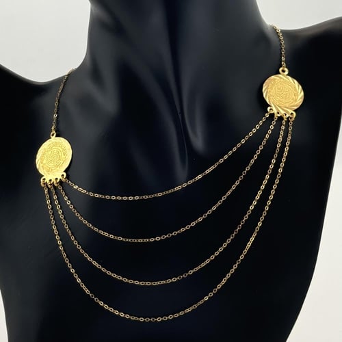 سبحة ذهب دينار اربعة ادوار عيار 21