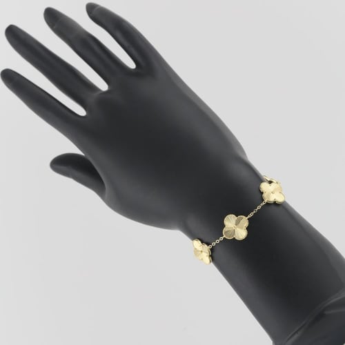 اسوارة ذهب خمس ازهار عيار 18