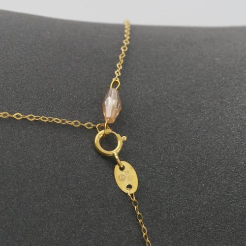 عقد ذهب بقلادة زهرة الياسمين - عيار 21