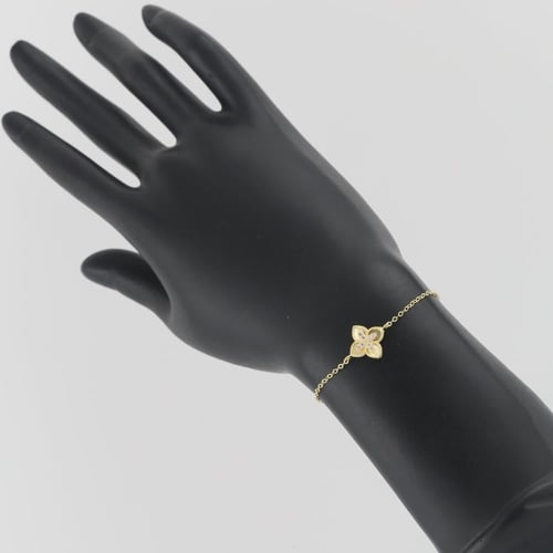 اسوارة ذهب زهرة صغيرة عيار 18