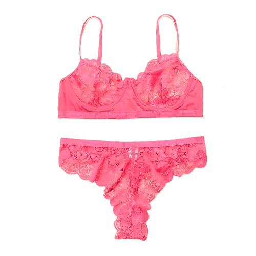 زهور الدانتيل لانجري