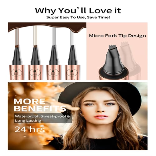 رسم الحواجب المتقن اسود