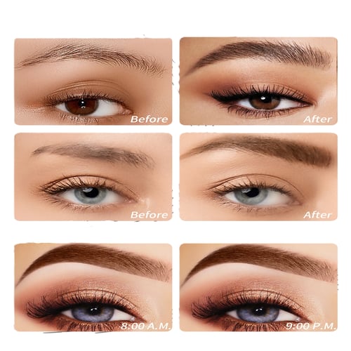 قلم حواجب بني متوسط