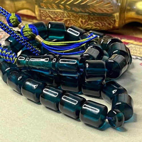 مسباح زعفراني فواح(برميلي) -الشكة:كركوشة تفصيل يدو...