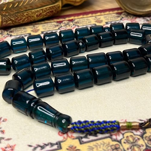 مسباح زعفراني فواح(برميلي) -الشكة:كركوشة تفصيل يدو...