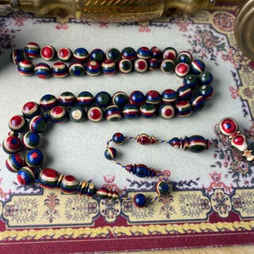 مسباح خشب الكافور المضغوط- حجم الخرز 10 م-الشكة تم...