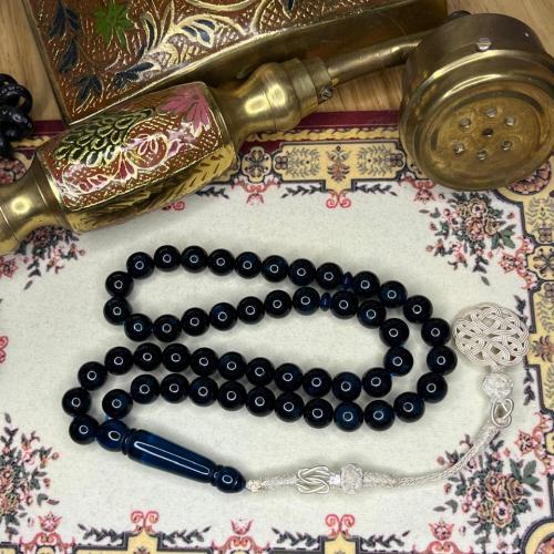 مسباح بكلايت الشكة: طربزونة فضة بيضاء