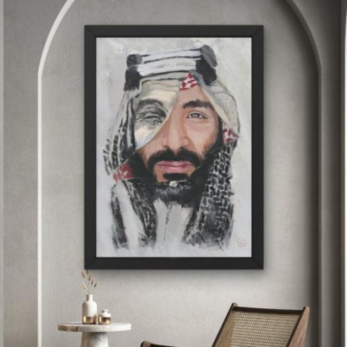 لوحة كانفس ملكية