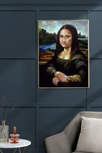 لوحة كانفس رسم تجريدي