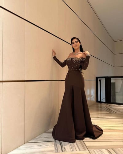 فستان الكاراميل