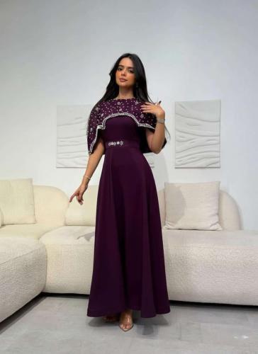 فستان أميرة النجوم البنفسجية