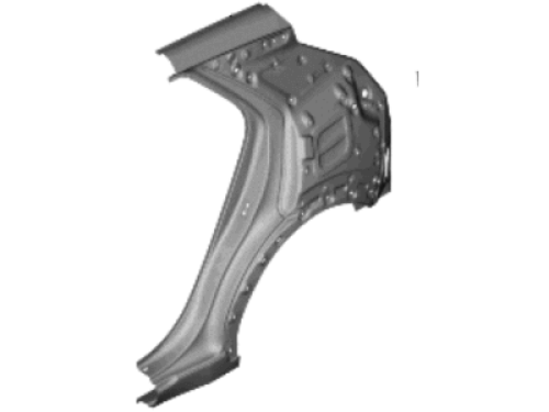 Panel assembly - quarter outer, right hand - 71504...