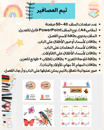 ثيم العصافير - باوربوينت