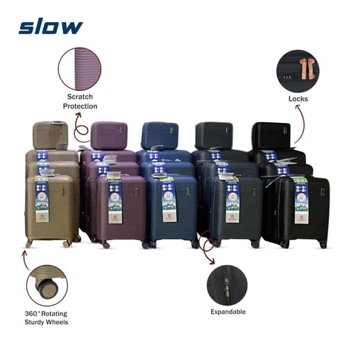 شنط سيلكون PP - أربع قطع - ماركة SLOW