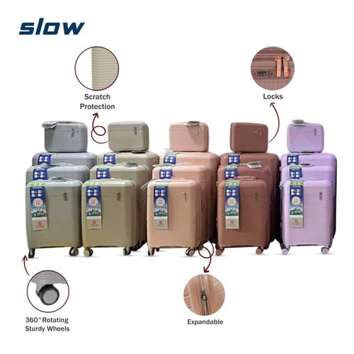 شنط سيلكون PP - أربع قطع - ماركة SLOW