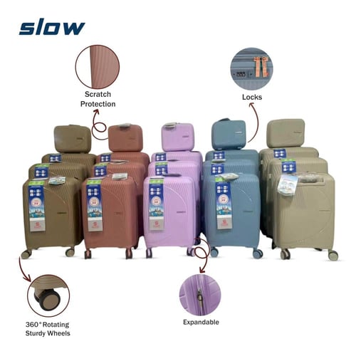 طقم حقائب سفر عرايس سيلكون 4 قطع رمادي غامق– ماركة...