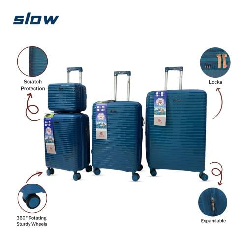 شنط سيلكون PP - أربع قطع - ماركة SLOW